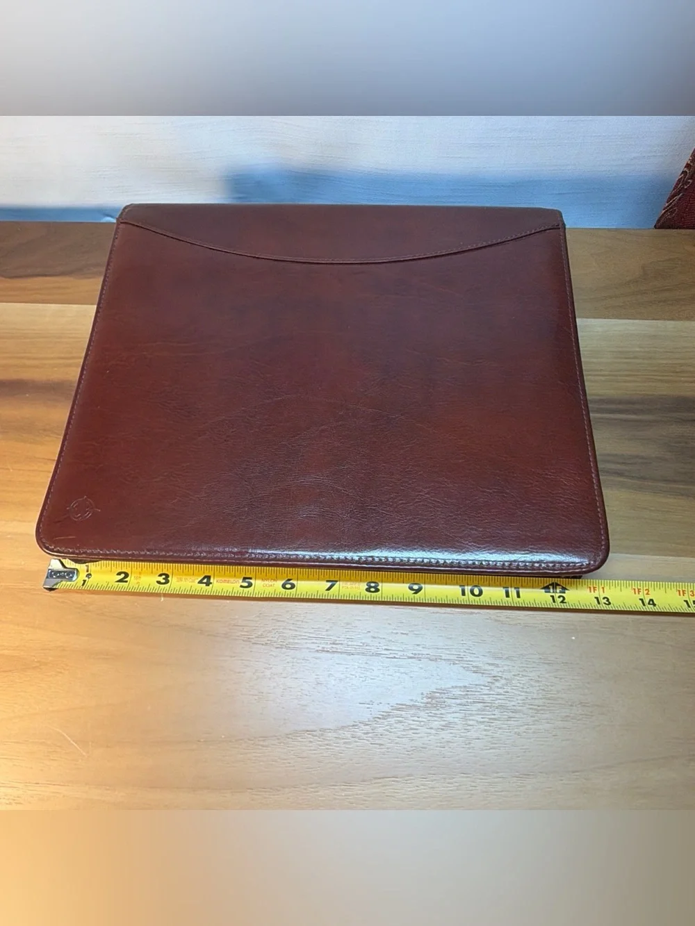 VTG 1999 FRANKLIN COVEY Full Grain Leather 7-Ring Planner Binder ORGANIZER  USA